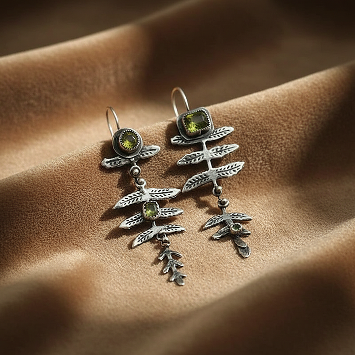 Boucles d’oreilles en argent opalines