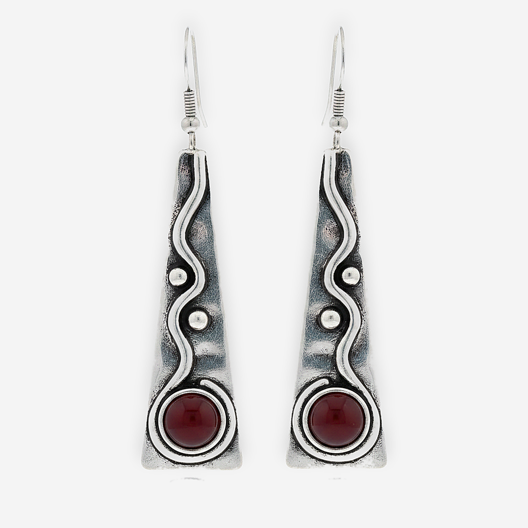 Boucles d’oreilles Romy argentées