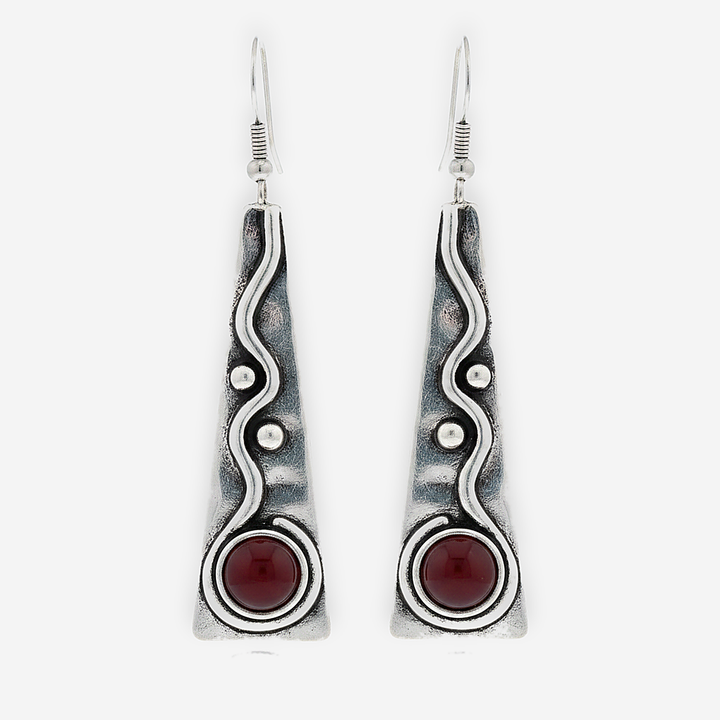 Boucles d’oreilles Romy argentées