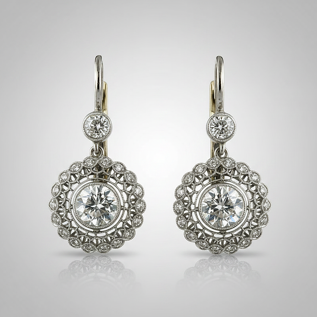 Vionnet Zirconia Earrings