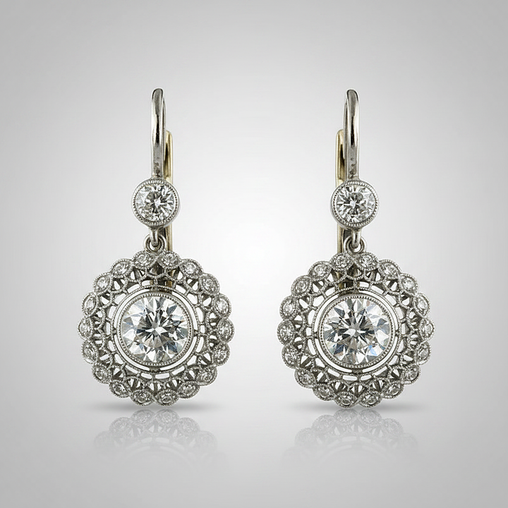 Vionnet Zirconia Earrings
