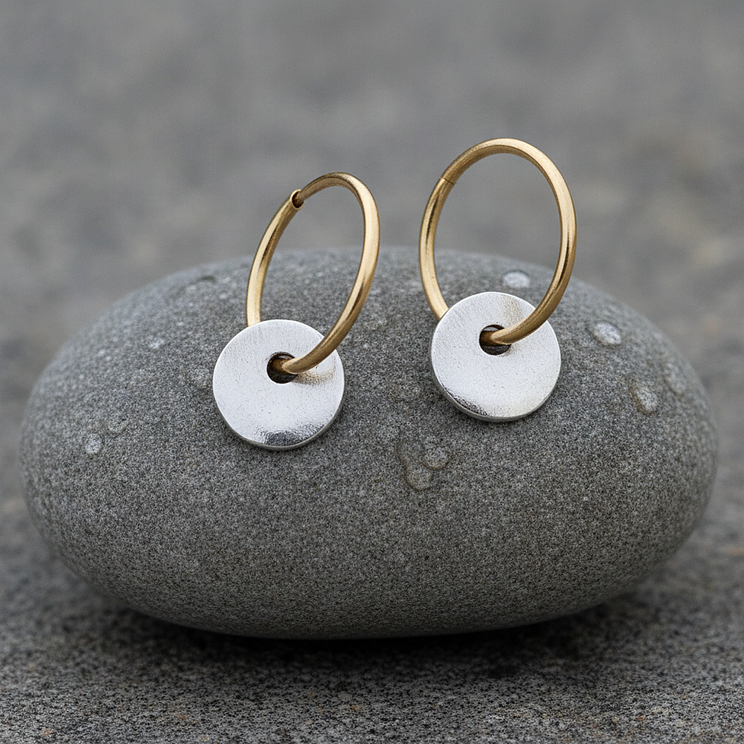 Boucles d’oreilles Elowen en argent