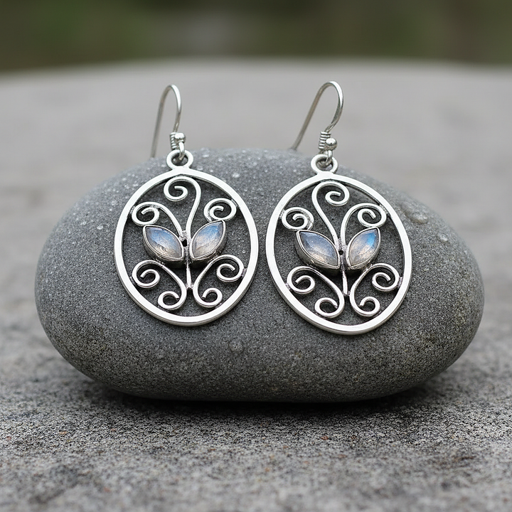 Valentine Moonstone Earrings