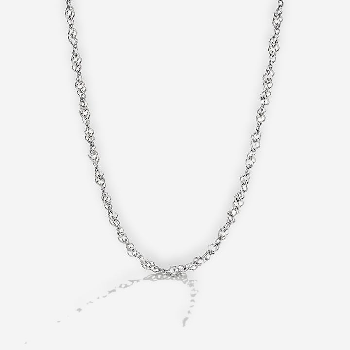 Opaline Silver Necklace
