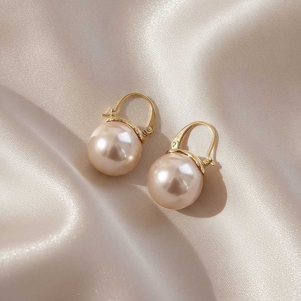 Uhani Ambre Pearl