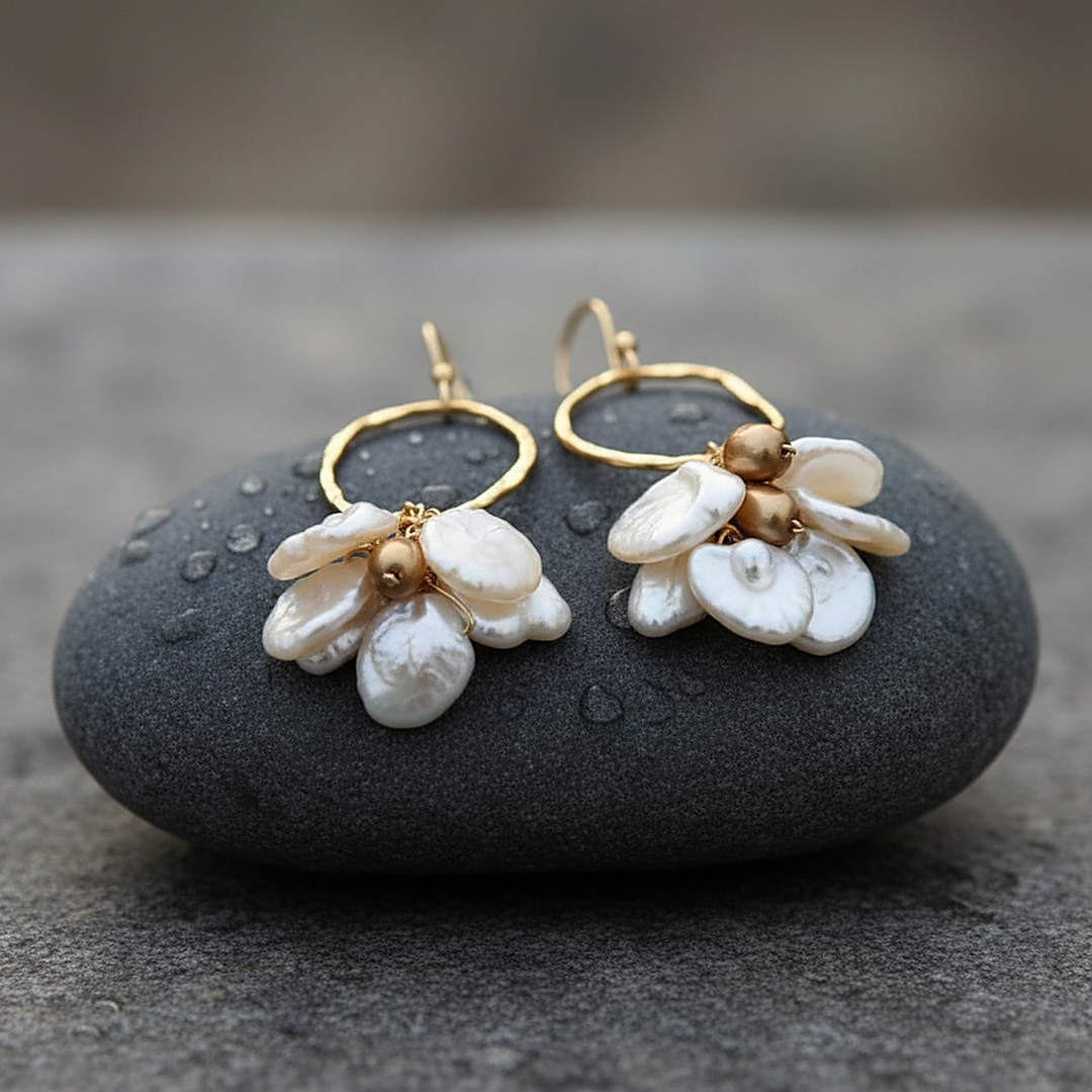 Boucles d’oreilles Linnea en perles