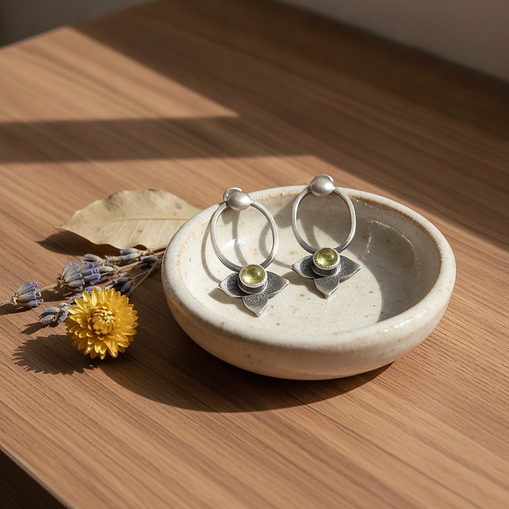 Amelie Peridot Earrings