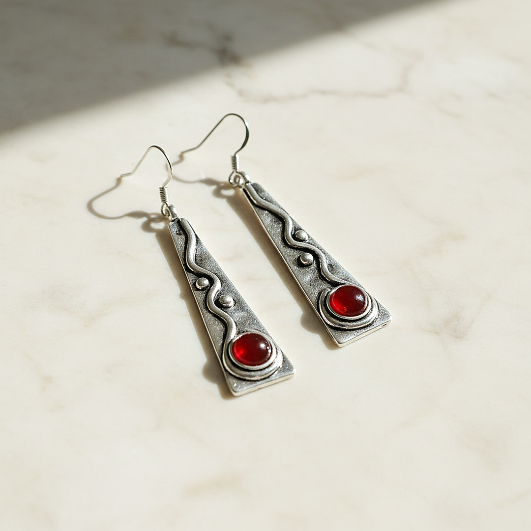 Boucles d’oreilles Romy argentées
