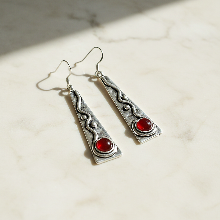 Boucles d’oreilles Romy argentées