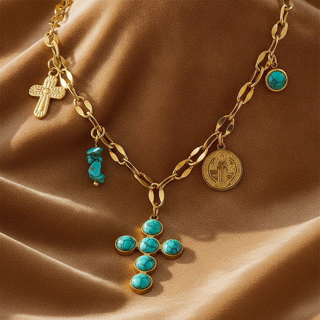 Dvora Turquoise Necklace