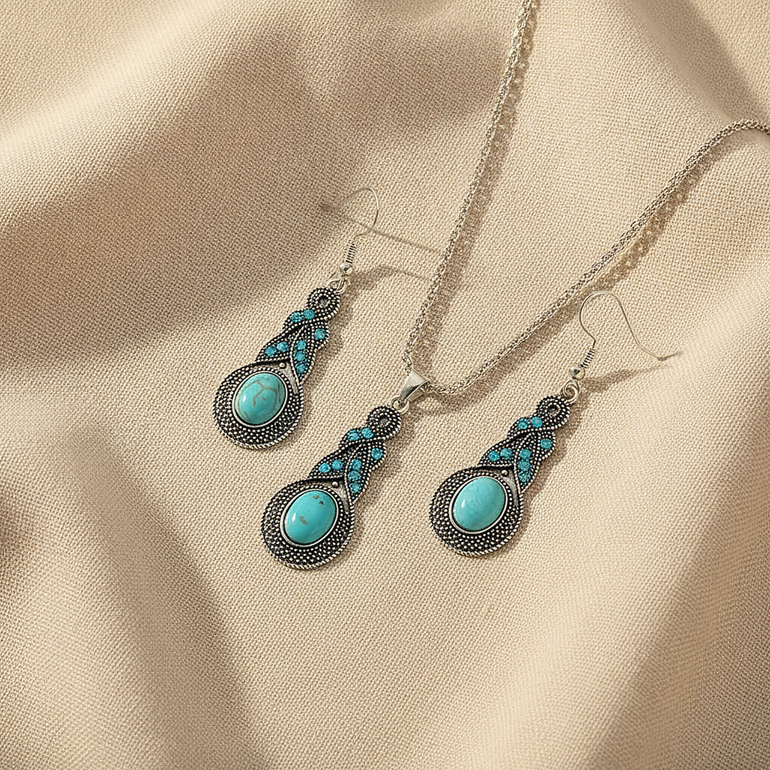 Ensemble de bijoux turquoise Marisole