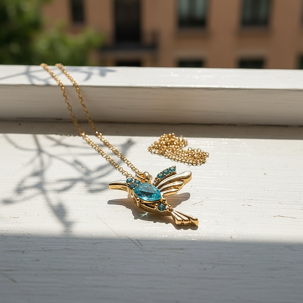 Eowyn Aquamarine Necklace