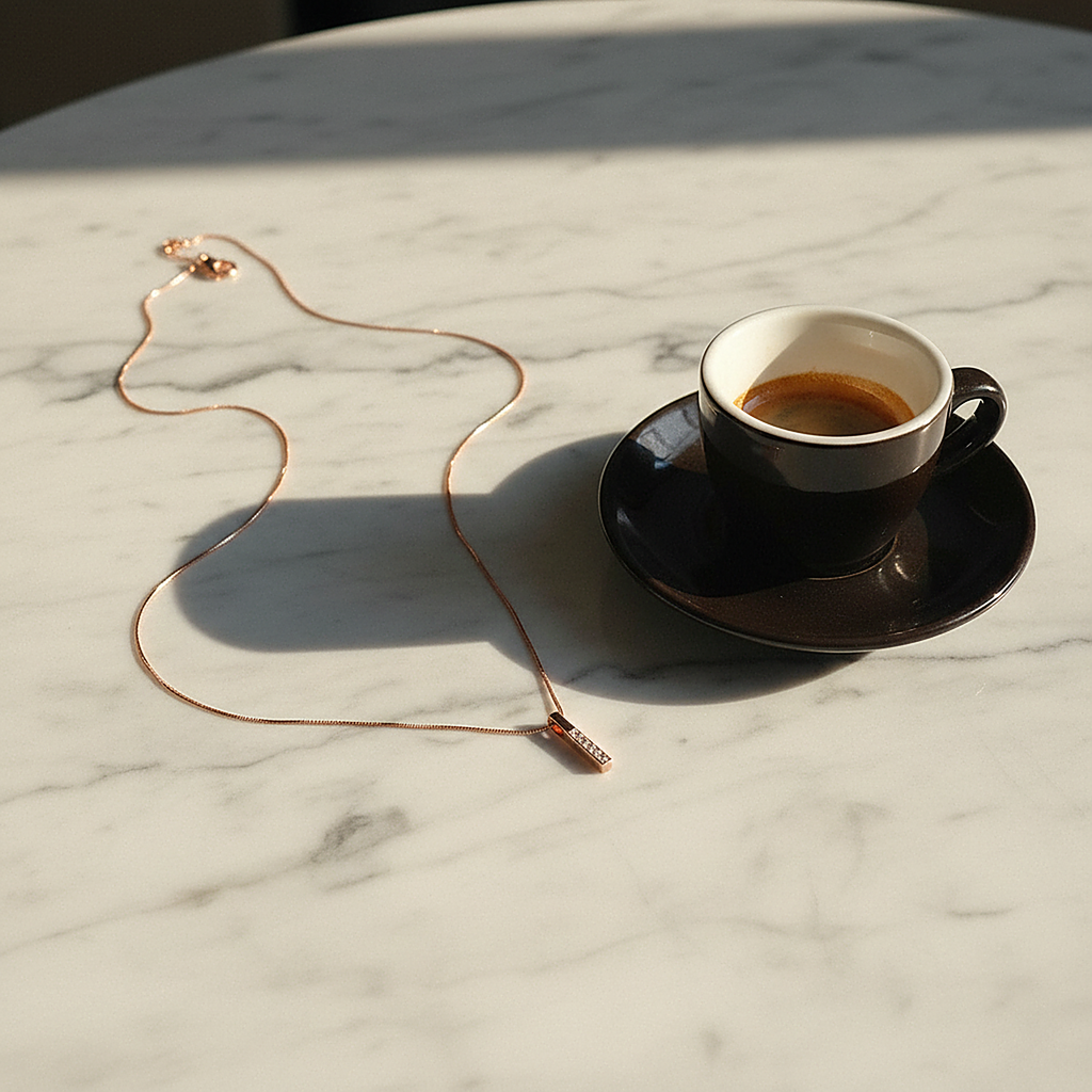 Collana Delphine in zirconi cubic