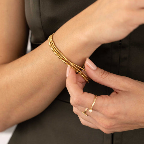 Set di bracciali impilabili con perline 322