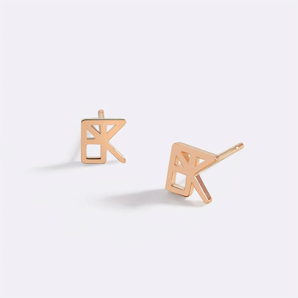 Náušnice s monogramem jména