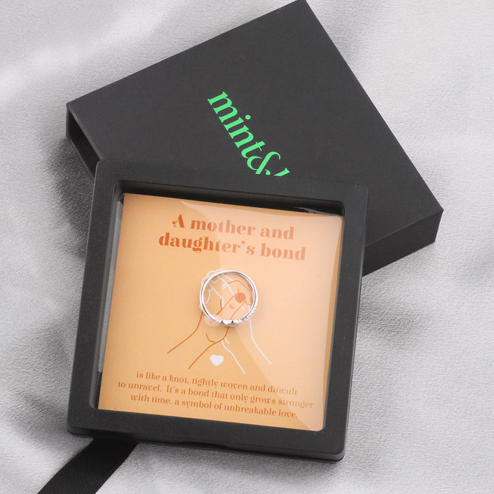 Anello Nodo Doppio Fascia Legame Madre e Figlia