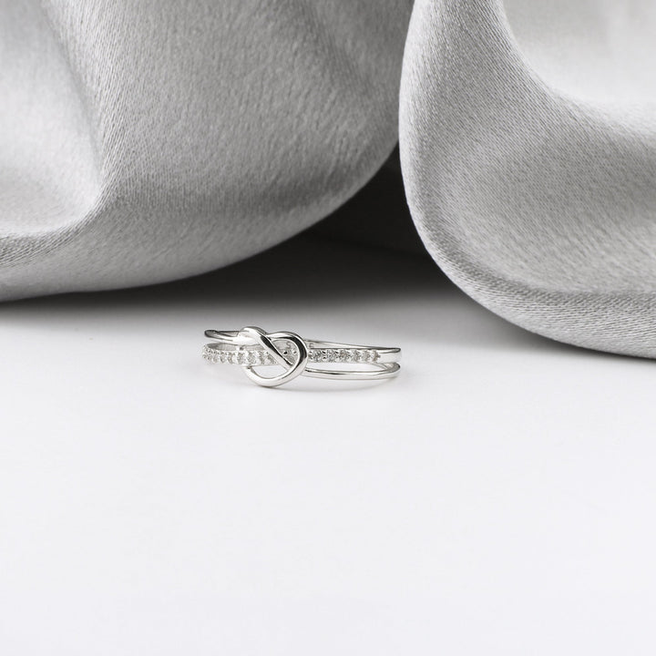 Anello Nodo Doppio Fascia Legame Madre e Figlia