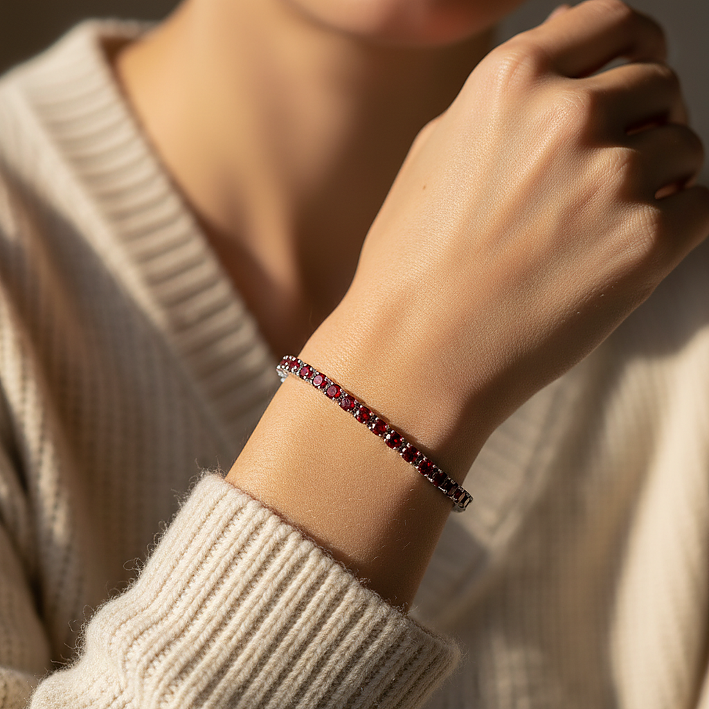 Coralie Ruby Bracelet
