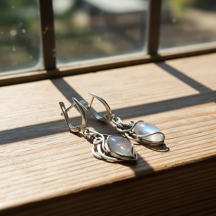 Estelle Moonstone Earrings