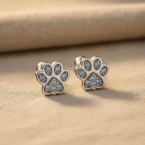 Cassia Crystal Stud Earrings