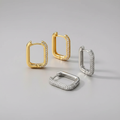 Boucles d’oreilles Leocadia en zirconium