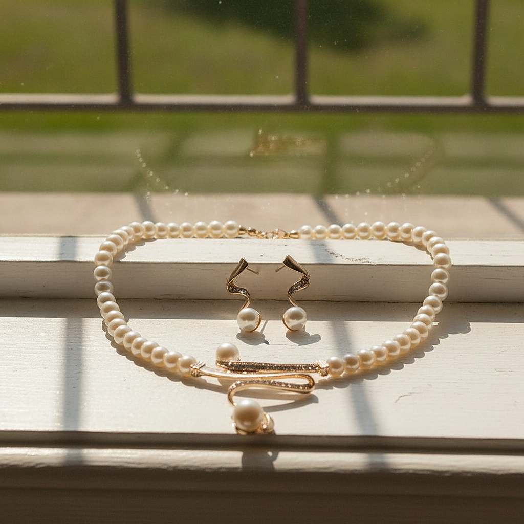 Ensemble de bijoux Ondina en perles