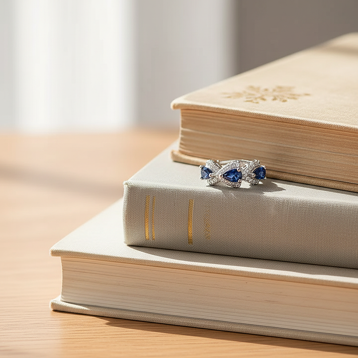 Pendientes Verena Sapphire