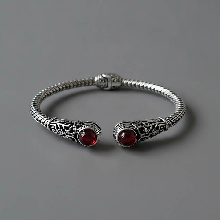 Honorine Garnet Bracelet