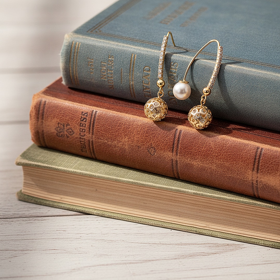 Pendientes de perlas Odette