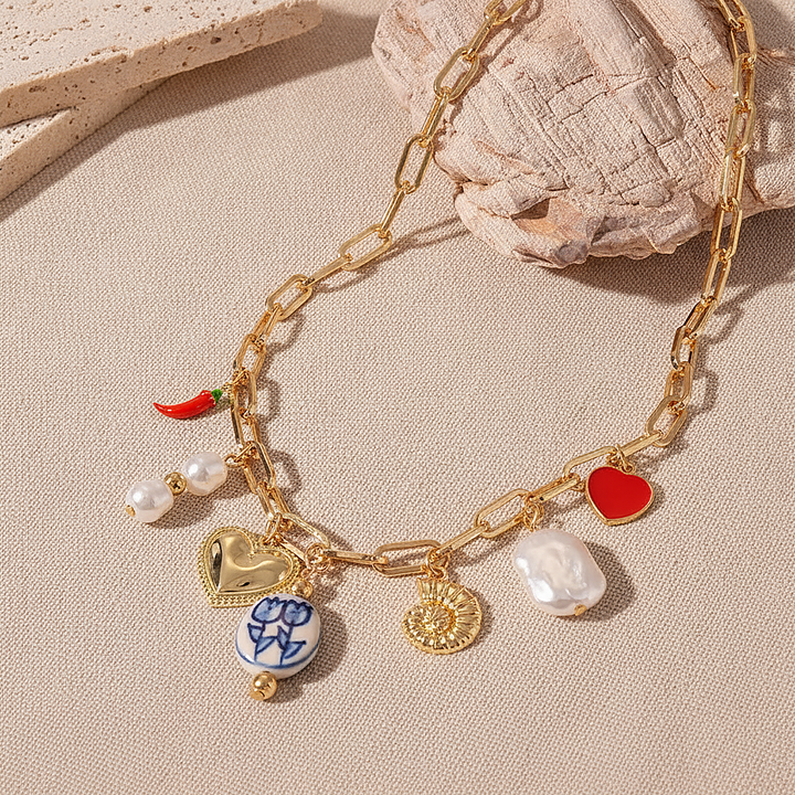 Alba Gold Necklace