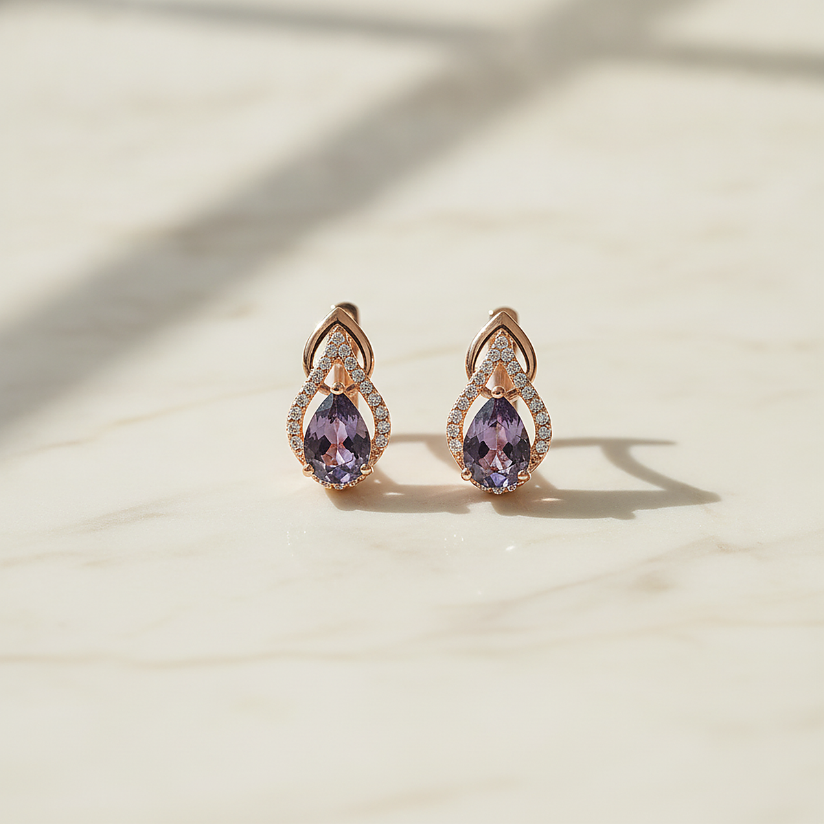 Genevieve Zirconia Earrings