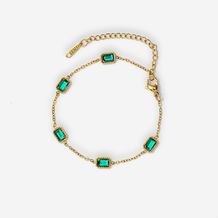 Náramek Emerald Trinity