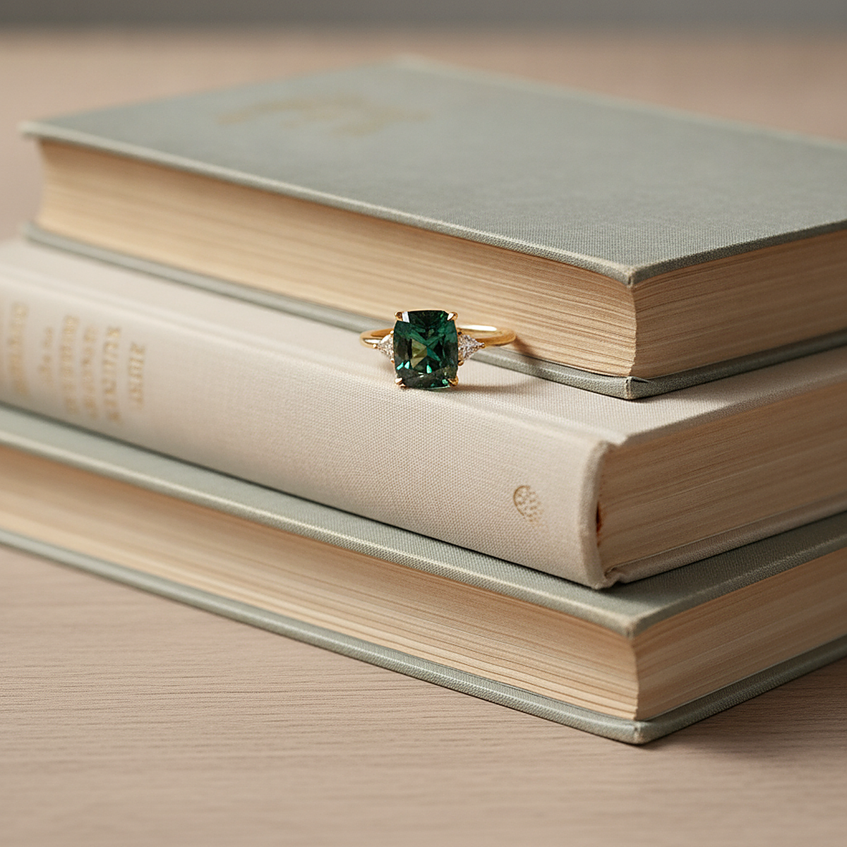 Bague Adeline en émeraude
