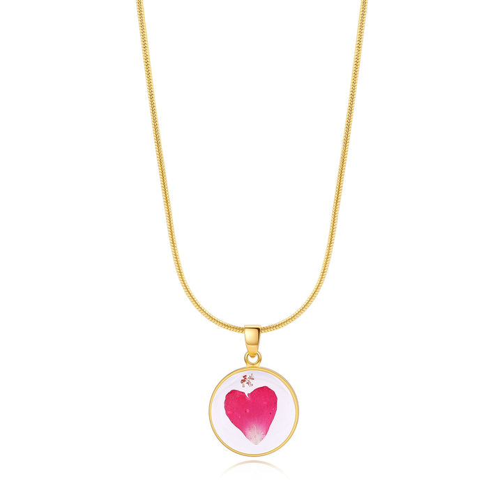 Pressed Birth Flower Necklace