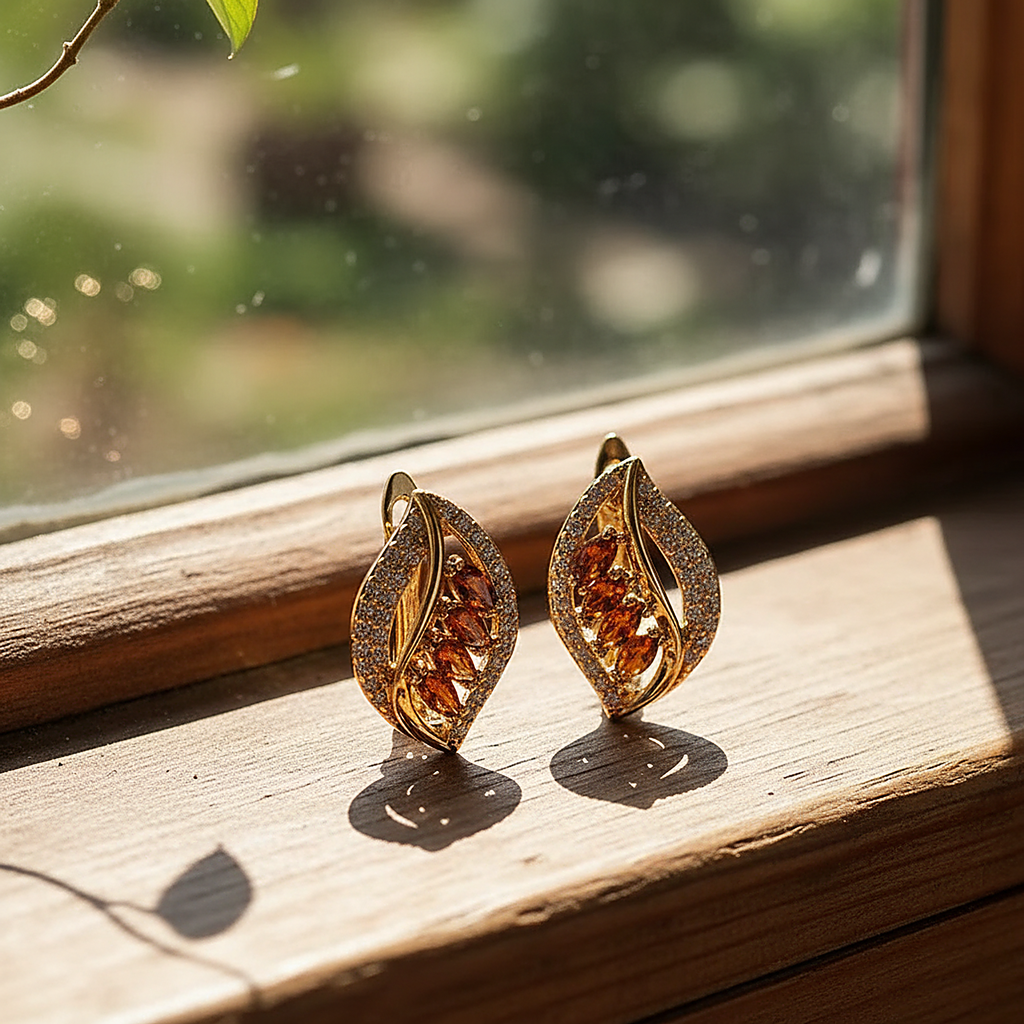 Boucles d’oreilles Fiora Ruby