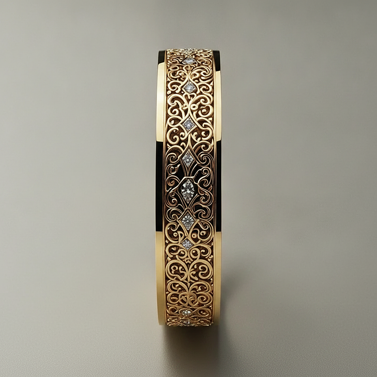 Bague Ondine dorée