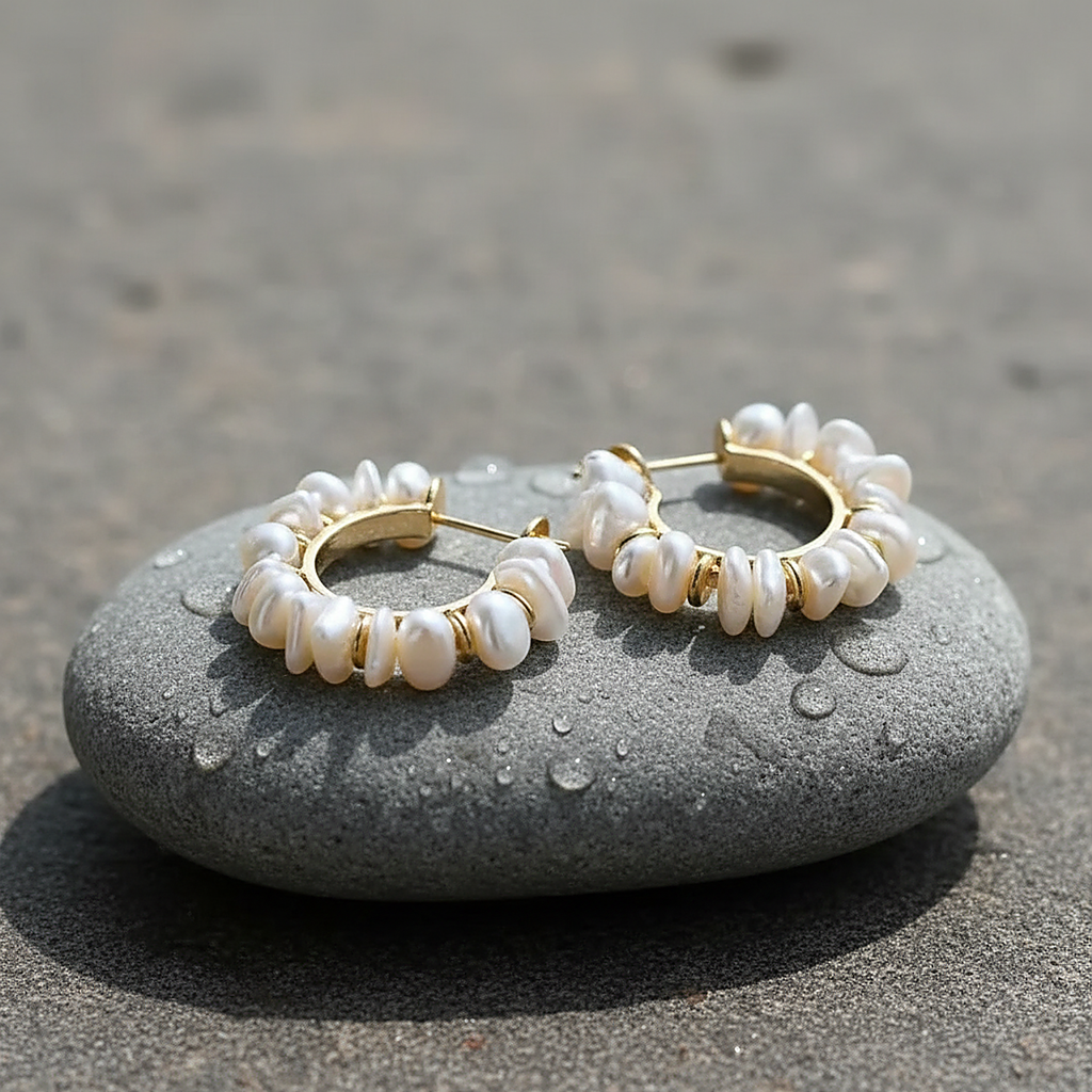 Wisteria Pearl Earrings