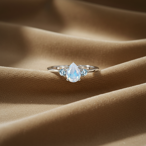 Cassia Moonstone Ring