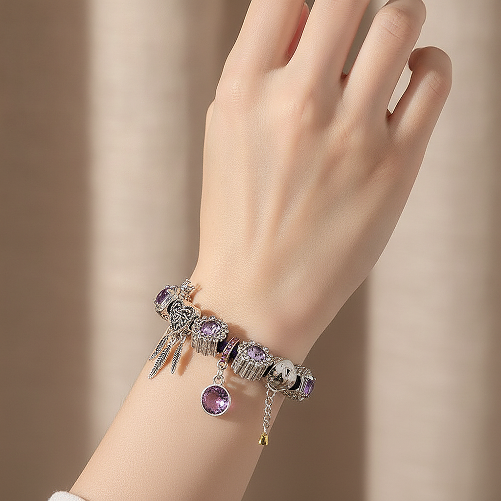 Delphine Amethyst Bracelet