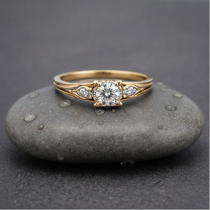 Anillo Vera dorado