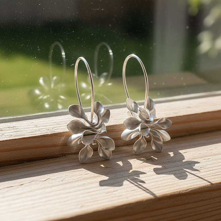 Boucles d’oreilles Wren en argent