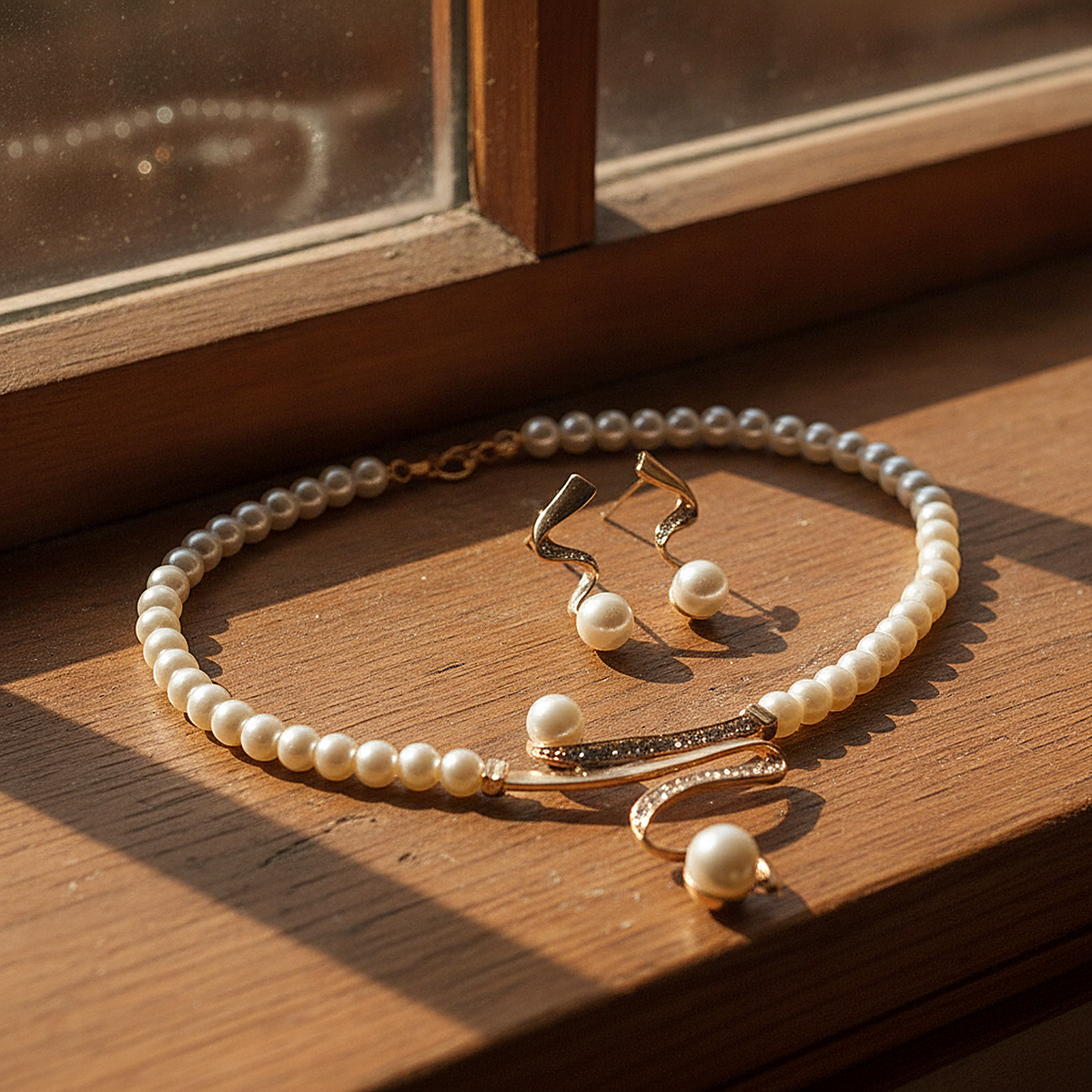 Boucles d’oreilles en perles Ophira