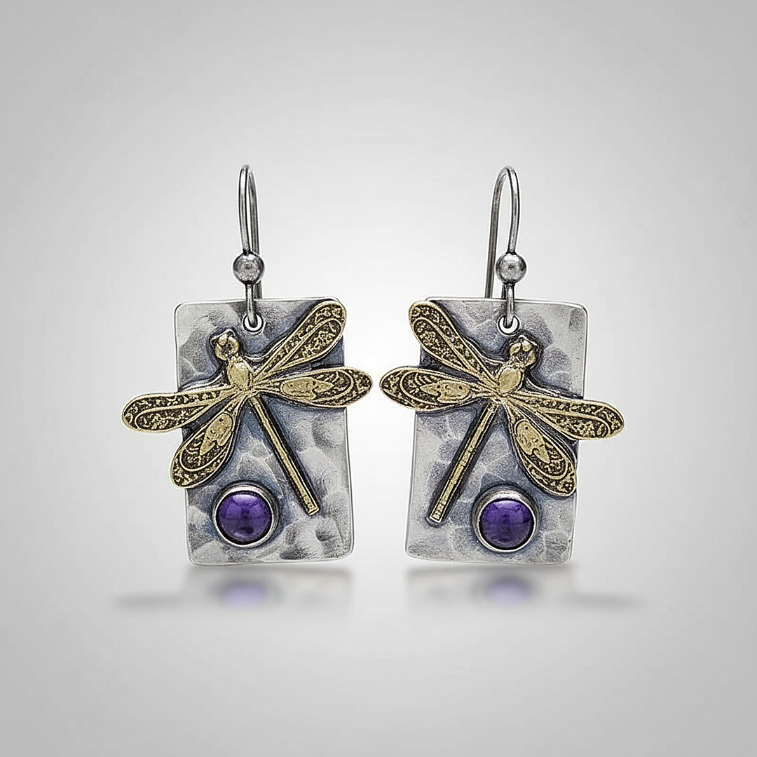 Ambre Amethyst Earrings