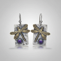 Ambre Amethyst Earrings