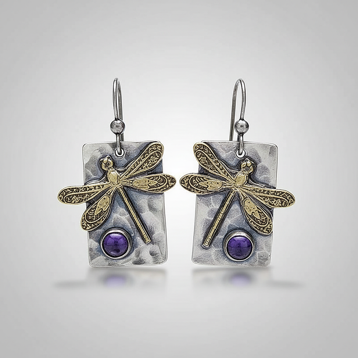 Ambre Amethyst Earrings