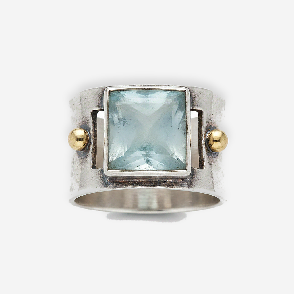 Anillo Giada de piedra lunar
