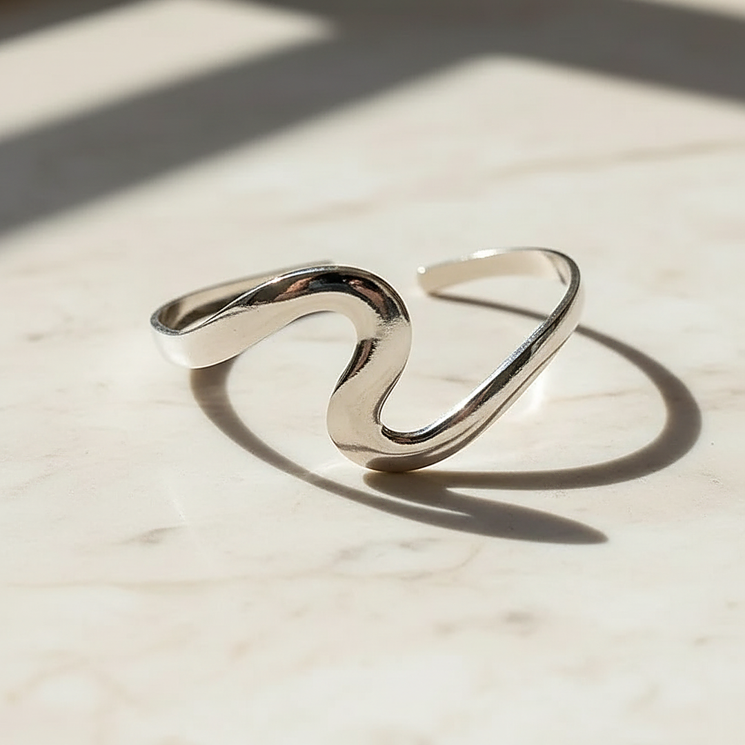 Bela-sølvmanchet armbånd