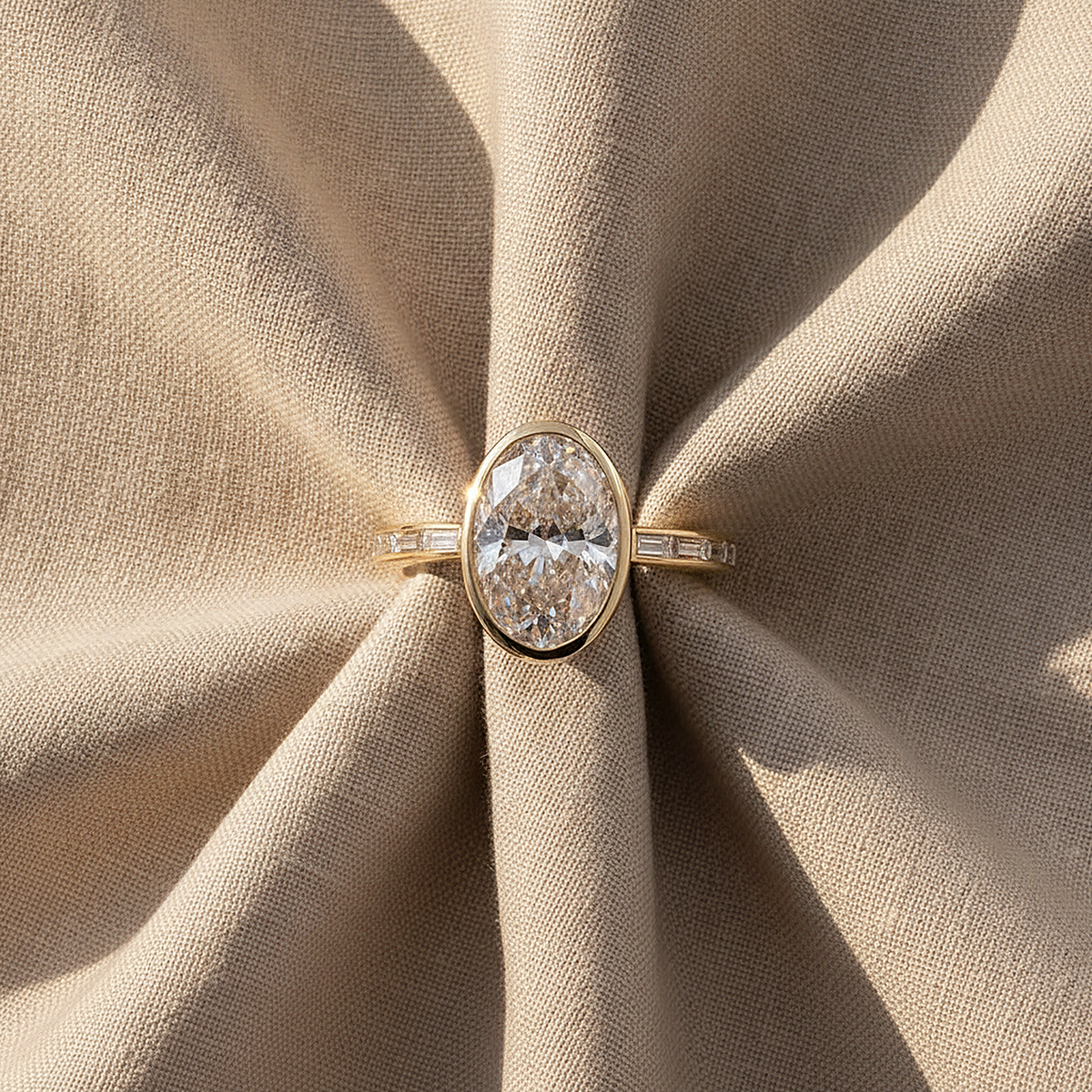 Bague Petra en moissanite