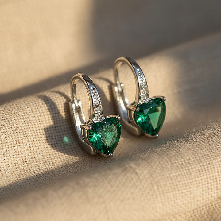 Náušnice Kaia Emerald