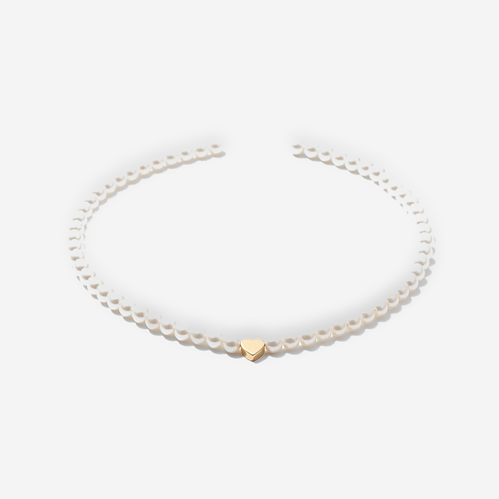 Collana di perle opaline
